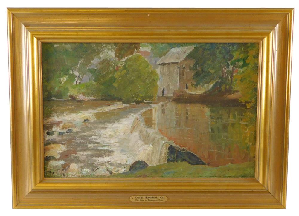 Appraisal: Attributed to Robert Brandegee American - Farmington CT Grist Mill