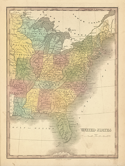 Appraisal: FINLEY ANTHONY A New General Atlas Engraved title hand-colored engraved