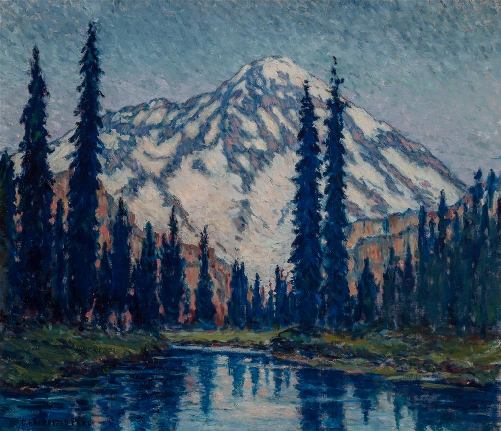 Appraisal: CLARA FAIRFIELD PERRY American - Mount Hood oil on canvas