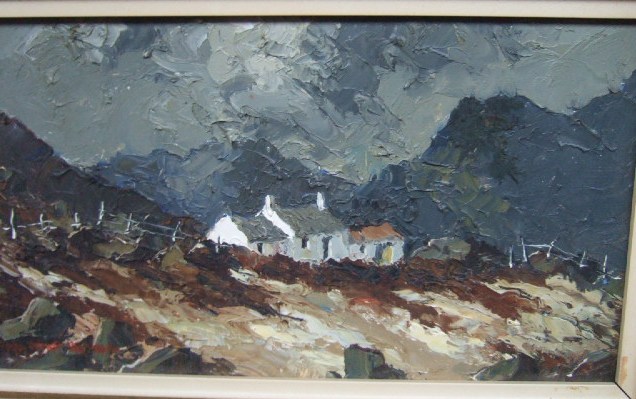 Appraisal: Charles Wyatt Warren - Upland Farm near Mynydd Mawr oil