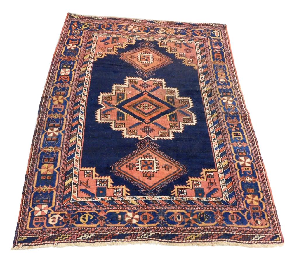 Appraisal: RUG Semi Antique Persian afshar scatter rug ' x '