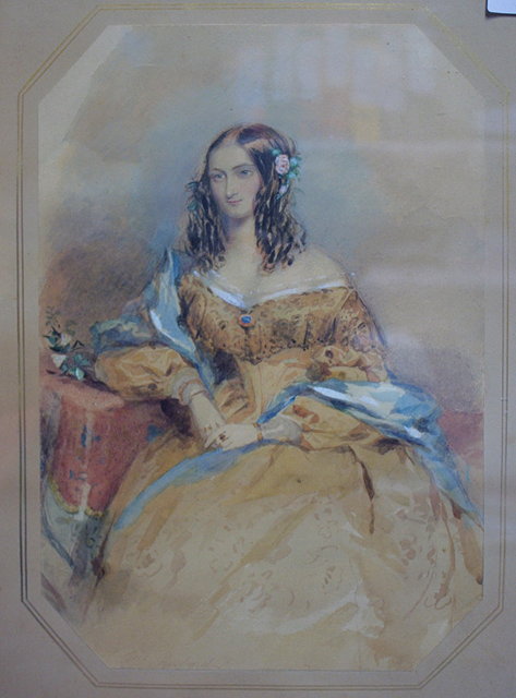 Appraisal: FRANCOIS THEODORE ROCHARD - Portrait of Emma Leaf of Peckham