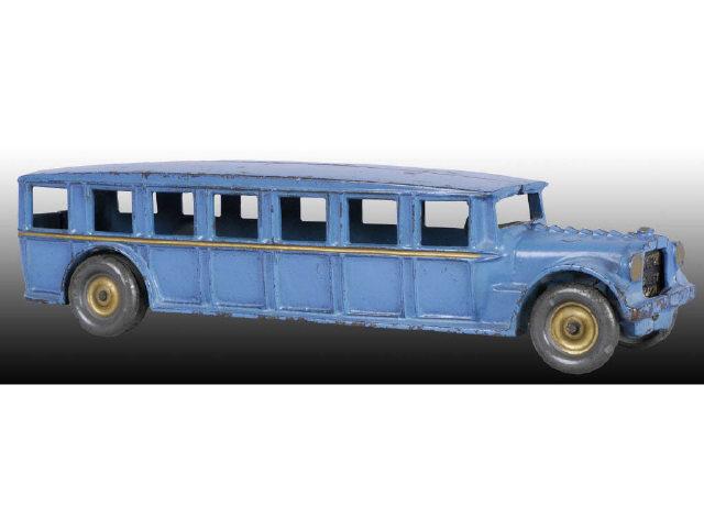 Appraisal: Cast Iron Fageol Safety Coach Bus Toy Description Painted blue