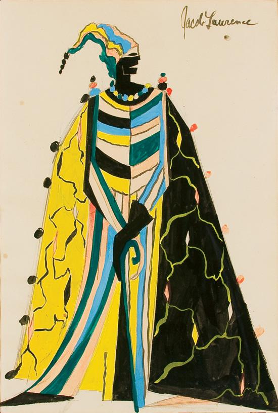 Appraisal: JACOB LAWRENCE American - Artist's and Model's Ball c -