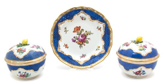 Appraisal: Sale Lot A Pair of Viennese Porcelain Covered Bowls th