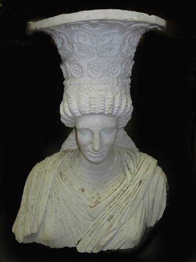 Appraisal: Large White Plaster Cast of the Heads and Shoulders of