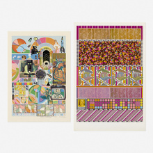 Appraisal: Sir Eduardo Paolozzi UNTITLED TWO WORKS screenprint in colors h