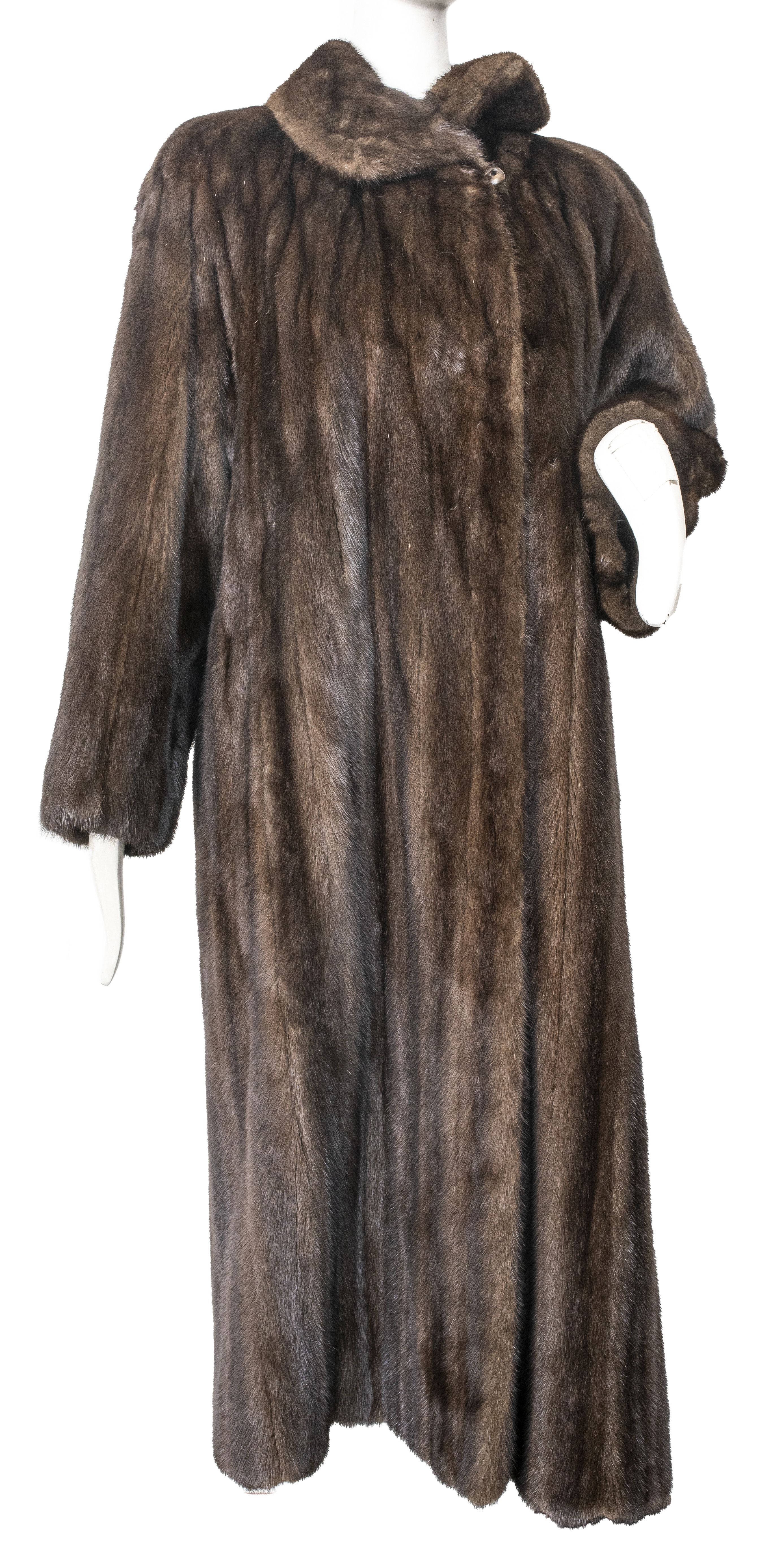 Appraisal: I MAGNIN MINK FUR FULL-LENGTH COAT I Magnin mink fur