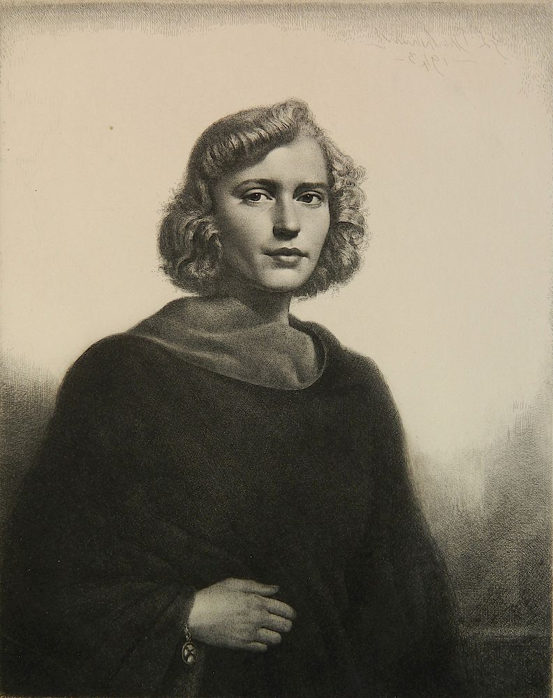 Appraisal: Gerald L Brockhurst etching Gerald L Brockhurst British - -