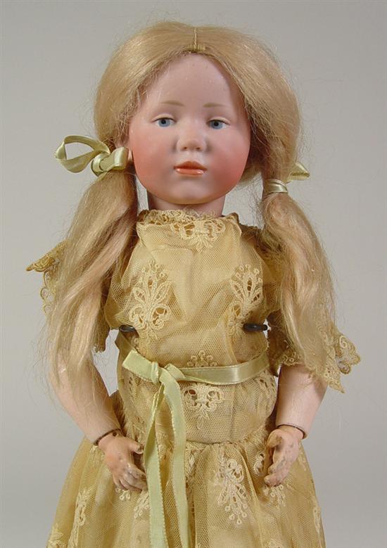 Appraisal: German K R Character Girl Doll or later Character girl