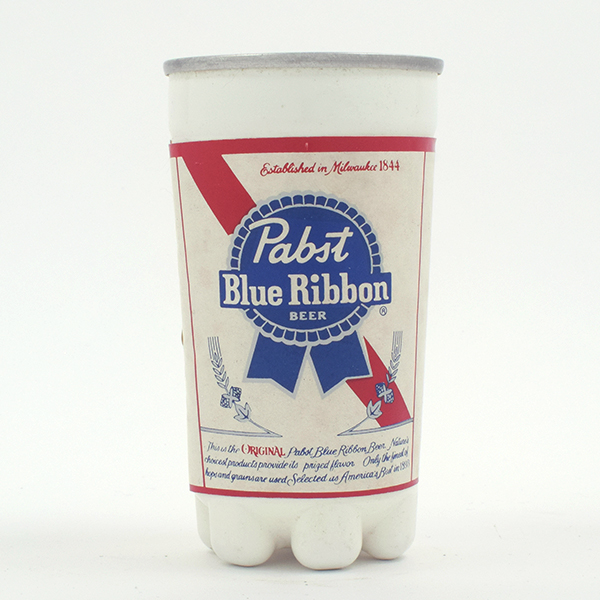 Appraisal: Pabst Blue Ribbon Paper Label Plastic Sta-Tab Container UnlistedReference USBC