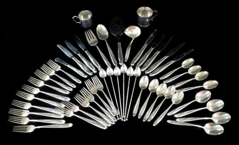 Appraisal: STERLING Reed Barton Tiffany Co etc fifty pieces including Silver