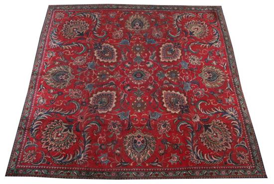 Appraisal: TABRIZ RUG ft in x ft in