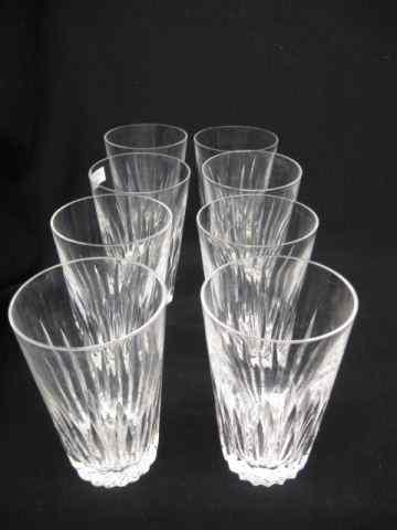 Appraisal: Waterford Cut Crystal Beverage Glasses '' signed excellent