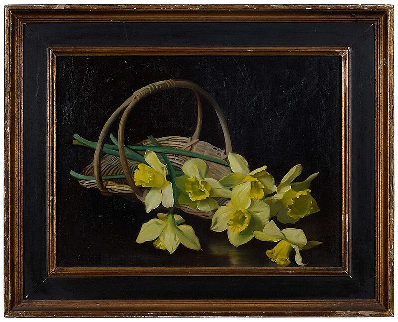 Appraisal: Paul Longenecker Massachusetts - Fresh Cut Daffodils signed lower left