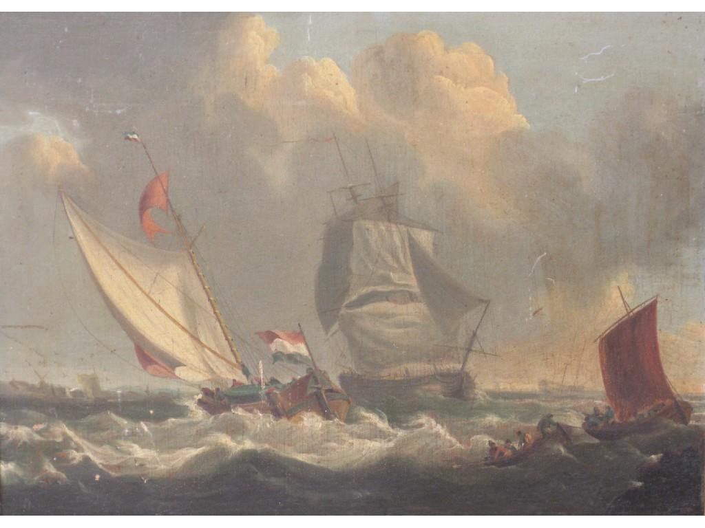 Appraisal: ATTRIBUTED TO CHARLES MARTIN POWELL - Shipping in a Breeze