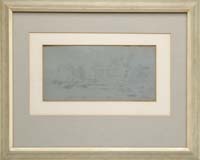 Appraisal: JOSEPH M W TURNER British - LAUGTON GREEN Sketch on