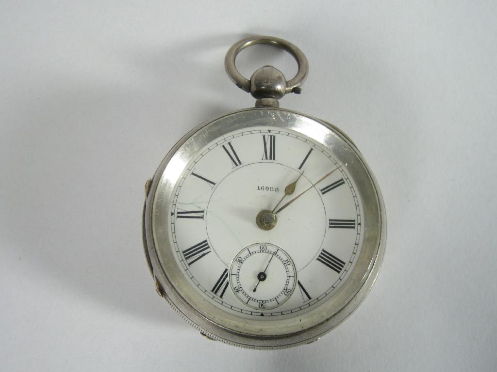 Appraisal: A Victorian silver cased Pocket Watch by James Reid Brothers