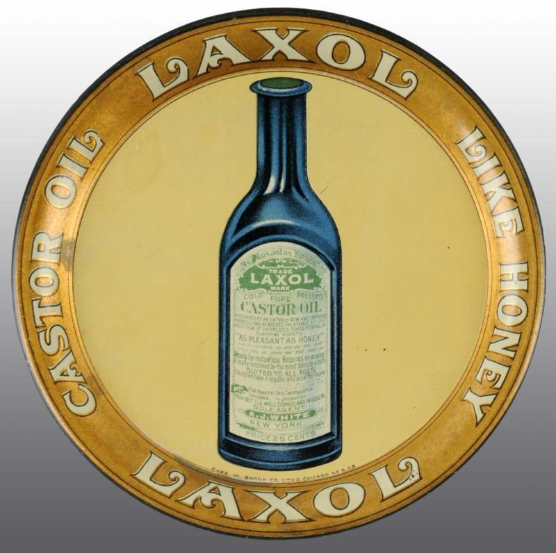 Appraisal: Laxol Castor Oil Tip Tray Description Manufactured by Chas W