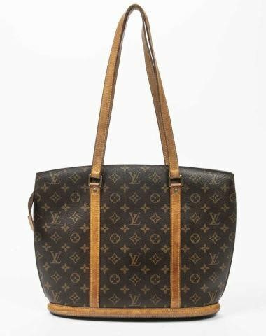 Appraisal: Louis Vuitton Babylone tote bag in monogram coated canvas with