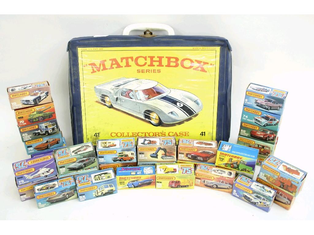 Appraisal: Matchbox Series - large quantity of boxed vehicles together with