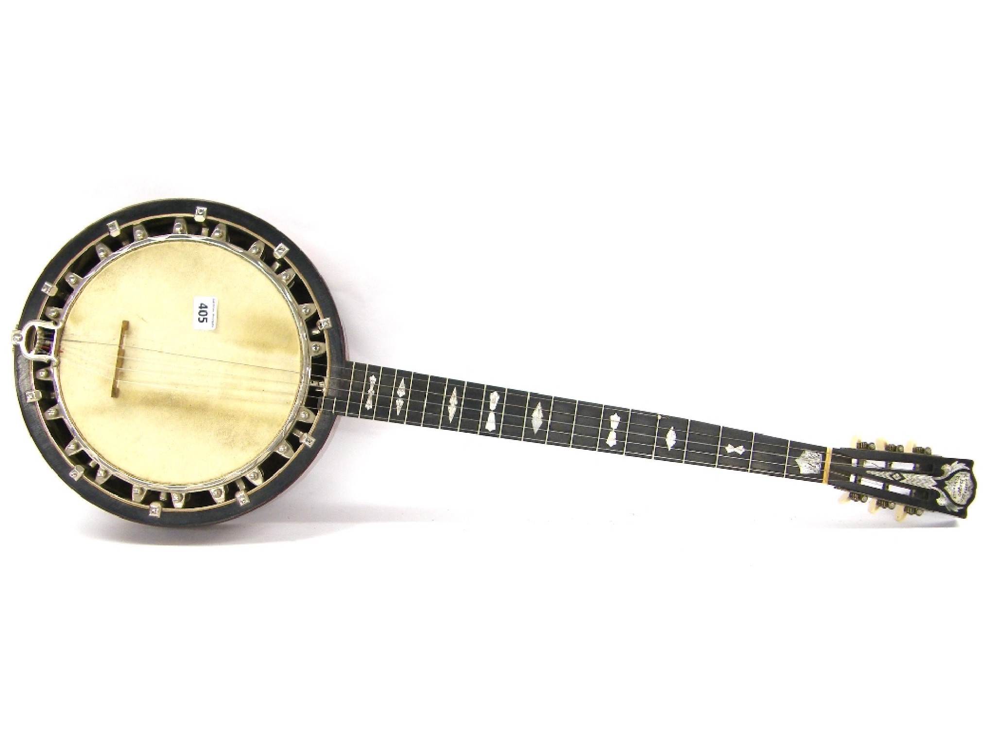 Appraisal: The Cammeyer Super Vibrante five string resonator banjo no with