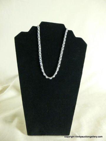 Appraisal: Sterling Silver Necklace - NEW - Marked on the clasp