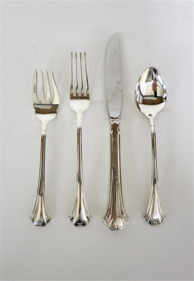 Appraisal: REED BARTON EIGHTEENTH CENTURY STERLING SILVER FLATWARE SET plus storage