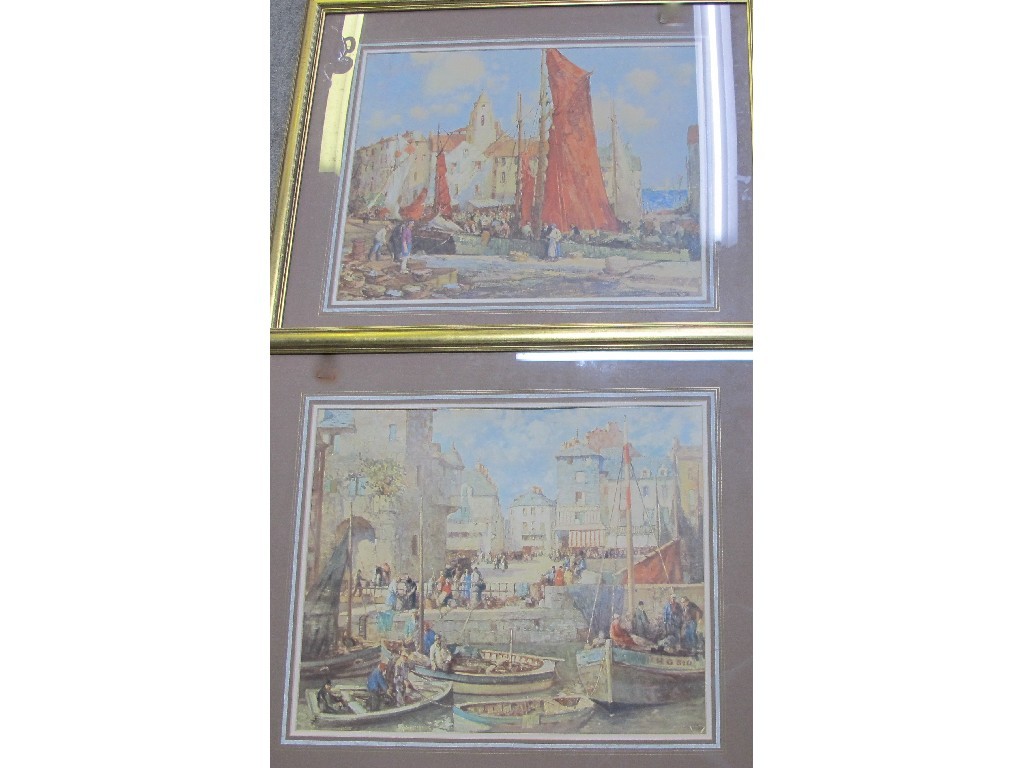 Appraisal: Pair of reproduction prints