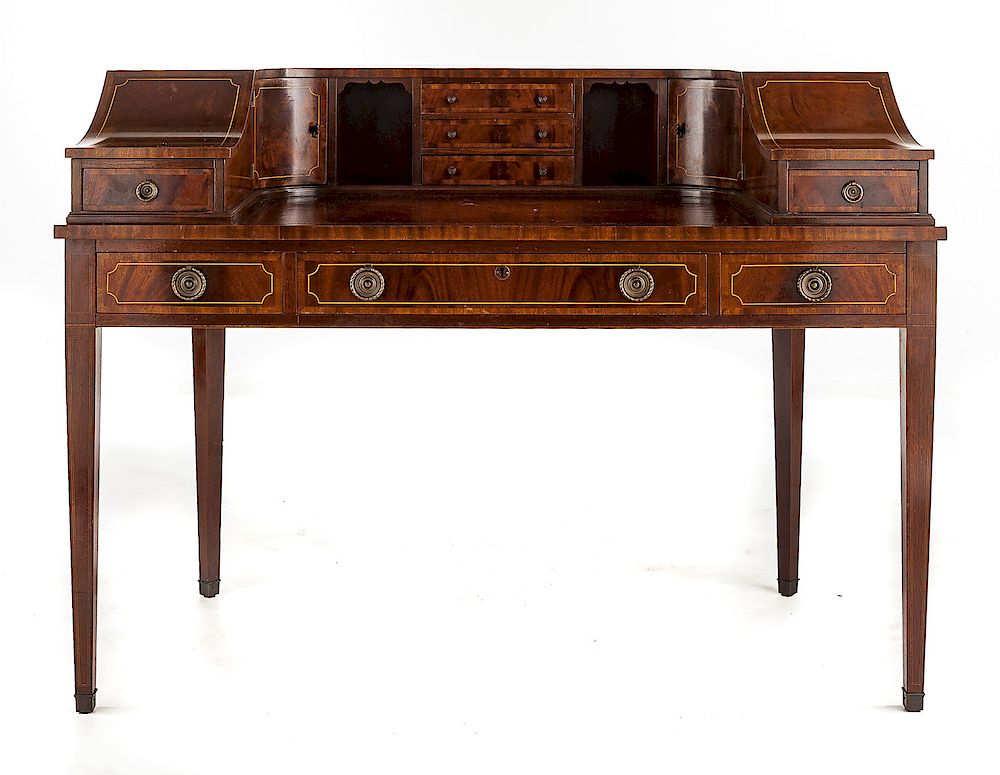 Appraisal: Carlton Desk DESCRIPTION High quality Carlton desk The form consisting