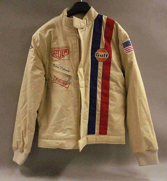 Appraisal: A Michael Delaney 'Le Mans' Gulf Team jacket by Dakota