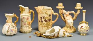 Appraisal: English Royal Worcester Porcelain Items English Royal Worcester porcelain items