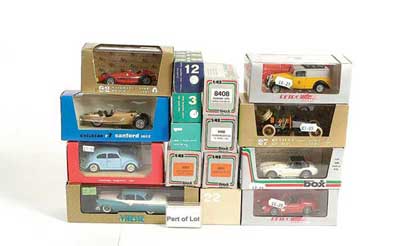 Appraisal: Modelbox Brumm Vitesse Dugu a mixed group of Cars To