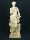 Appraisal: CARRERA MARBLE STATUE - Allegorical Figure of Lady Hope of