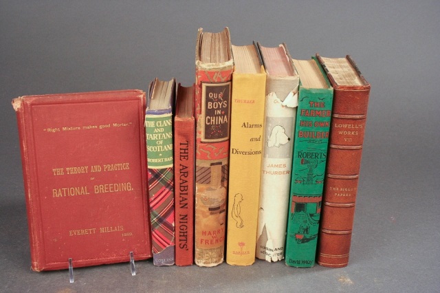 Appraisal: Assortment of Eight Books Highlights Include First Edition copy of