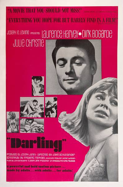 Appraisal: Darling Joseph Janni Productions one-sheet condition A linen-backed x in