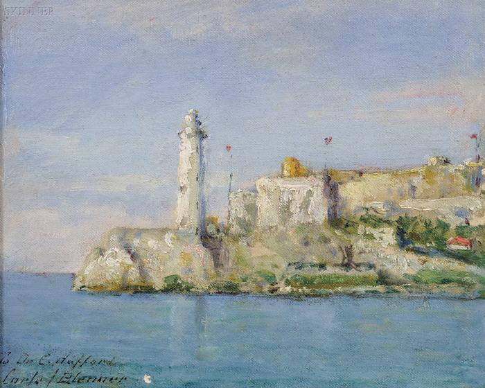 Appraisal: Carle John Blenner American - Morro Castle Havana Cuba Dedicated