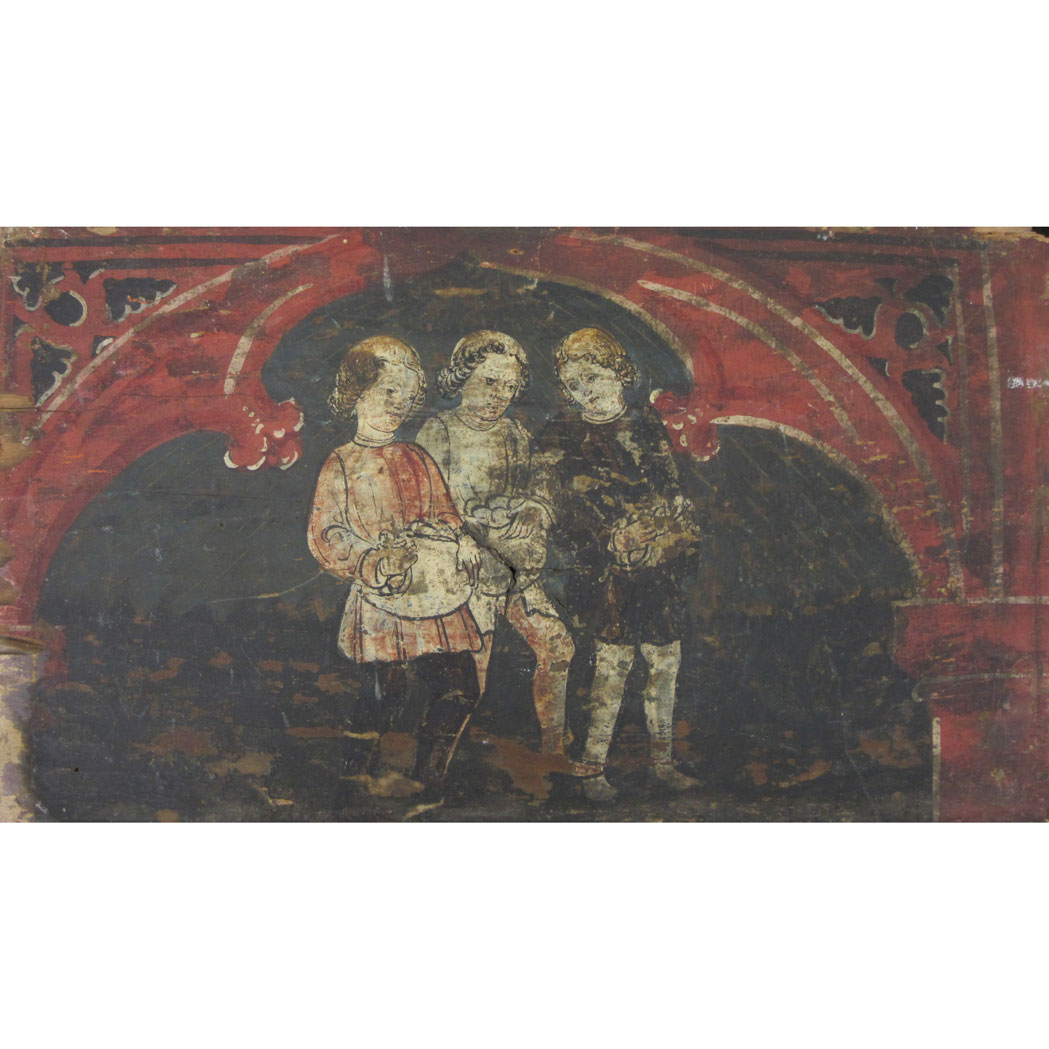 Appraisal: Italian School th Century Knights Escorting a Lady and Three