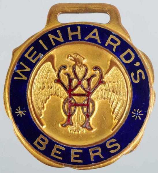 Appraisal: Weinhard's Beers Fob Circa Nice enameled fob with nice detail