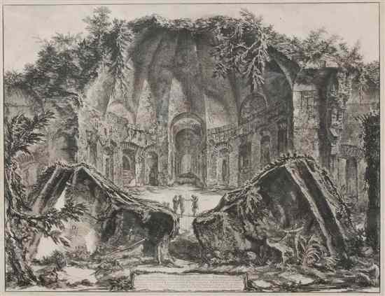 Appraisal: Giovanni Battista Piranesi Italian - Avanzi del Tempio detto di