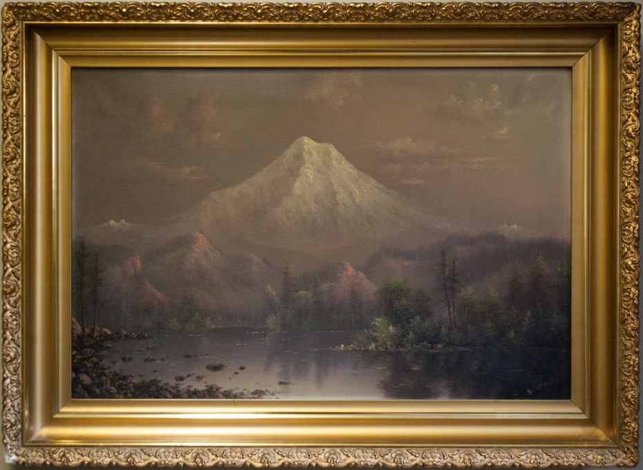 Appraisal: ELIZA R BARCHUS OIL ON CANVAS Oregon - Mount Hood