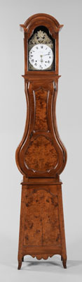 Appraisal: Provincial Louis XV Tall Case Clock French early th century