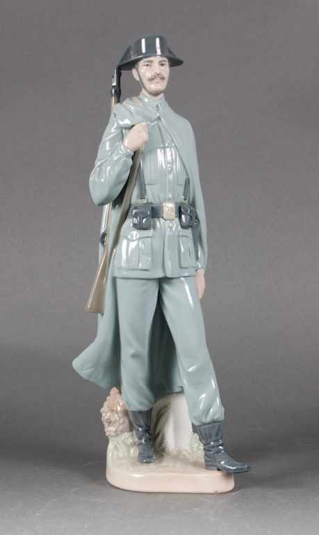 Appraisal: Lladro porcelain figure of a Spanish policeman impressed '' ''