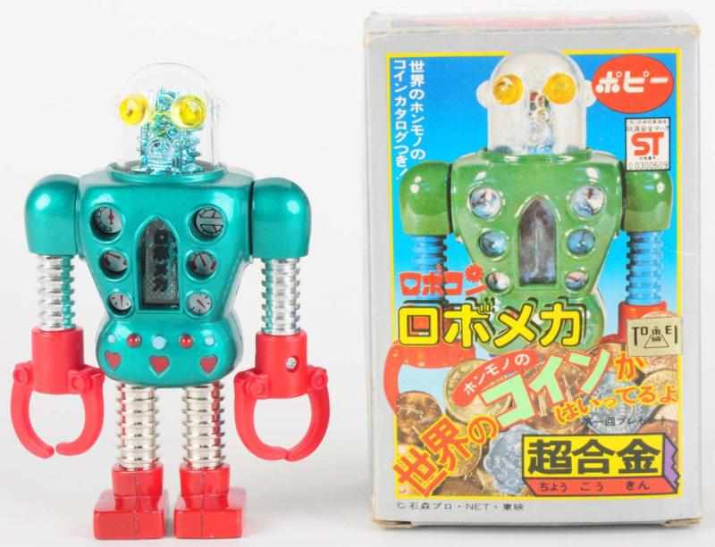 Appraisal: GA- Robo Meka Popy Stellar head spinning dome design with