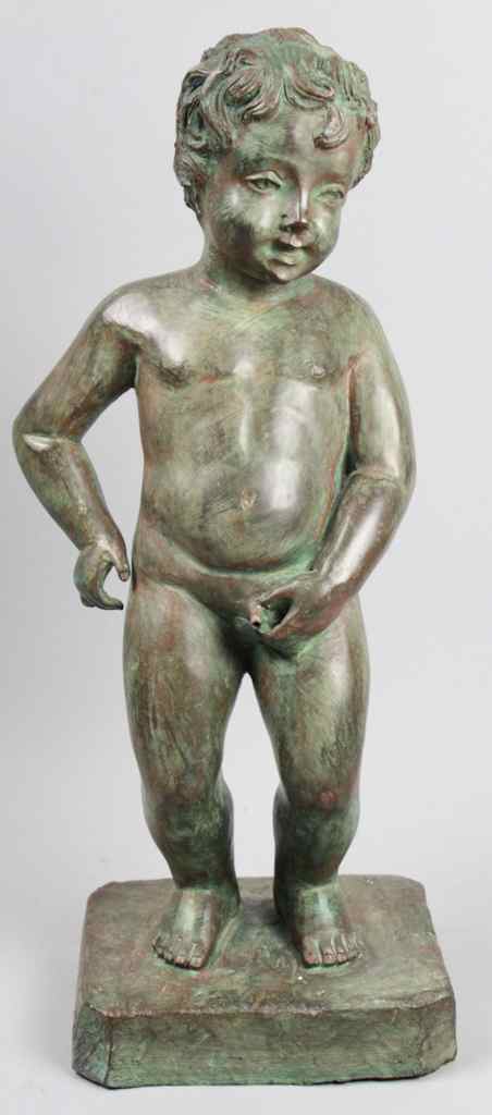 Appraisal: PATINATED BRONZE FOUNTAIN OF 'MANNEKEN PIS' After the th century