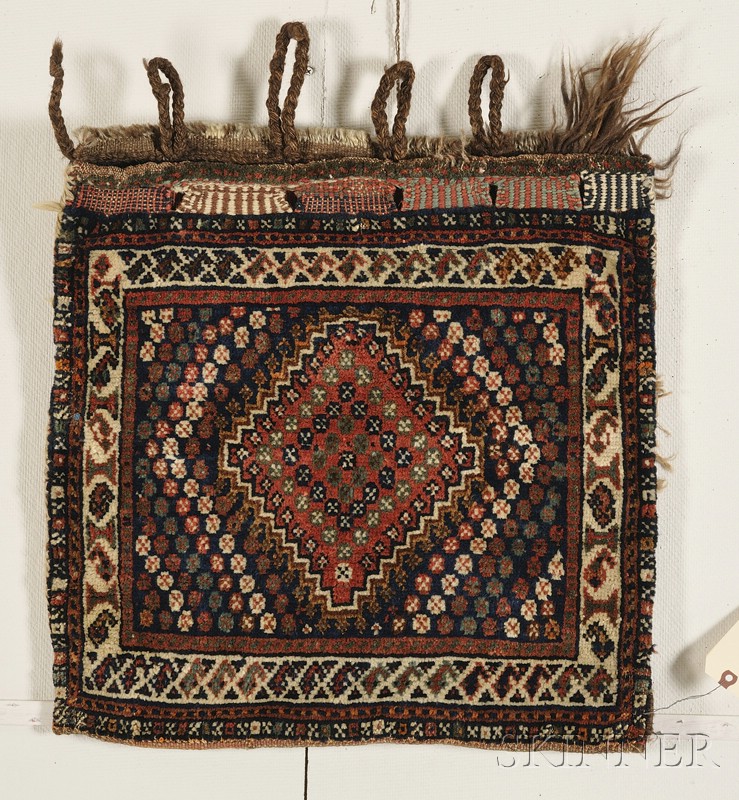 Appraisal: Luri Bag Southwest Persia early th century some moth damage