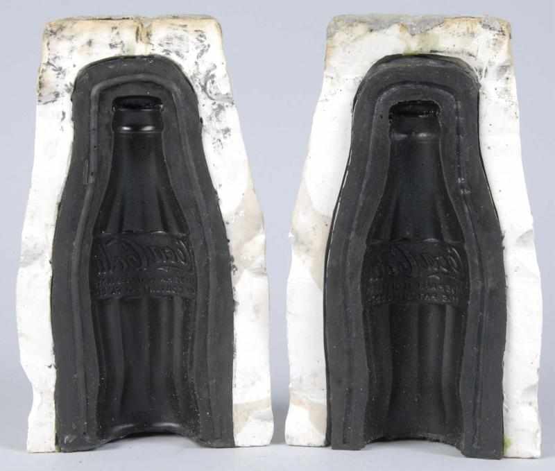 Appraisal: Coca-Cola Bottle Mold Description Plaster of chalkware on outside of