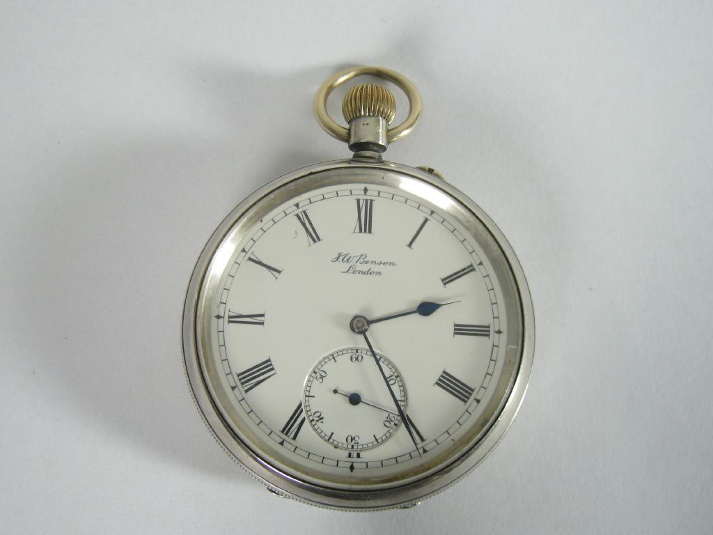 Appraisal: A George V silver cased Pocket Watch The Ludgate by