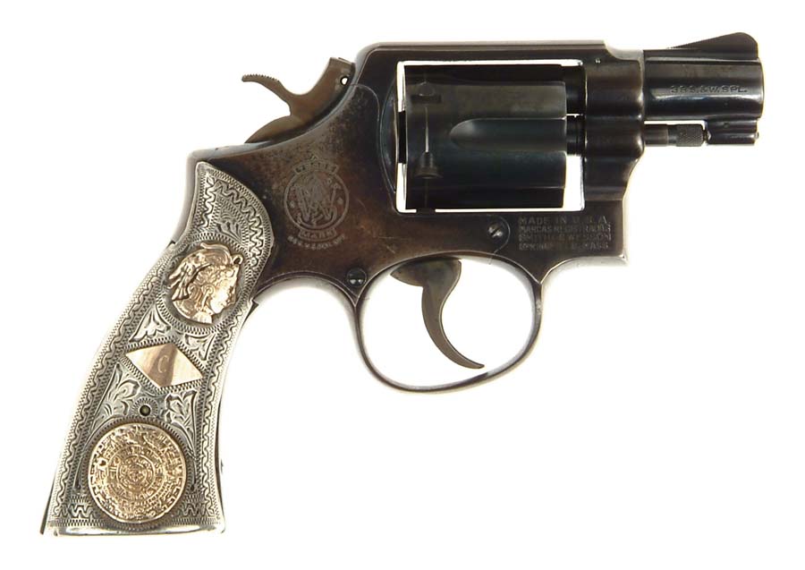 Appraisal: LAW ENFORCEMENT USED SMITH WESSON MODEL - DA REVOLVER Cal