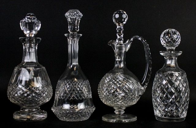 Appraisal: Waterford Galway Crystal Decanters Waterford Colleen pattern brandy decanter H